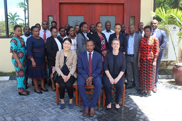 Washiriki wa semina ya kujenga uelewa katika kupambana na dawa za kulevya duniani, iliyoandaliwa na Mamlaka kwa kushirikiana na Ofisi ya Umoja wa Mataifa inayoshughulikia dawa za kulevya (UNODC